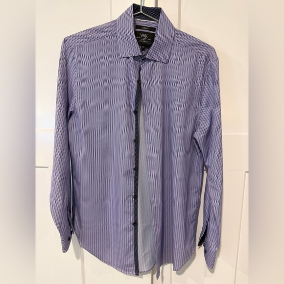 Wrk Other - WRK Men's Purple Patterned Dress Shirt
